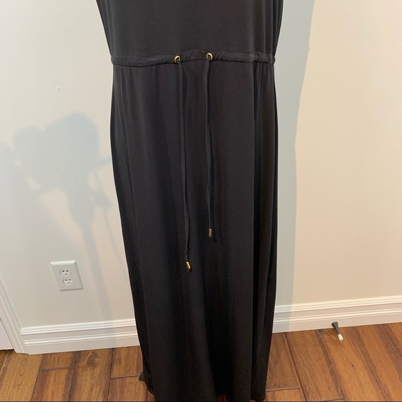 Sexy Black Maxi Dress Size Medium Petite - Picture 9 of 12